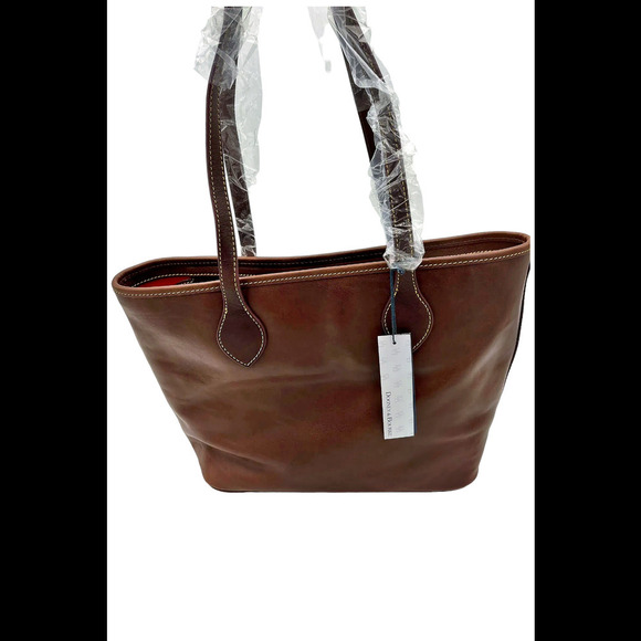 Dooney & Bourke Florentine Leather Tote Chesnut